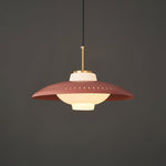 Opal Shade Pendant Light – Modern Glass & Metal Hanging Lamp for Dining Room