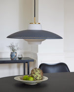 Opal Shade Pendant Light – Modern Glass & Metal Hanging Lamp for Dining Room