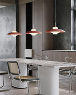 Opal Shade Pendant Light – Modern Glass & Metal Hanging Lamp for Dining Room