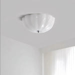 Opal Shell Flush Mount Ceiling Light, Modern Glass LED Ceiling Lamp for Living Room and Bedroom