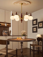 Ophelia Blossom Chandelier – Modern Floral Glass Pendant Light for Dining Room and Living Room