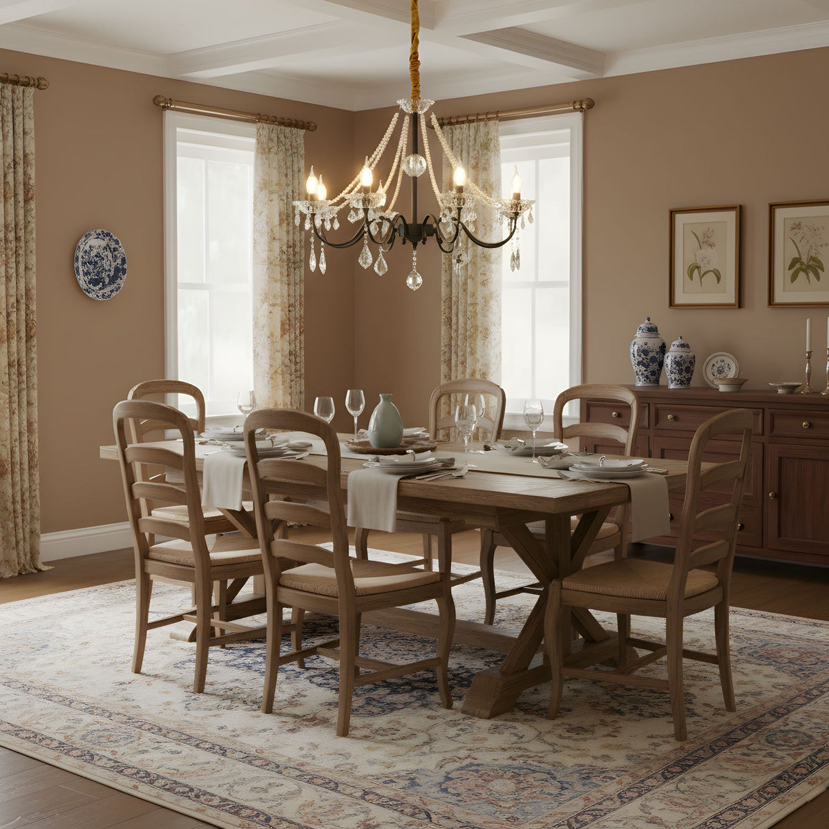 Opulence Crystal Chandelier – Modern Luxury Lighting for Dining Room and Living Room