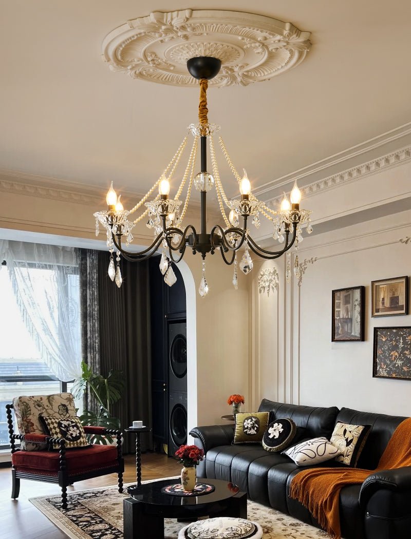 Opulence Crystal Chandelier – Modern Luxury Lighting for Dining Room and Living Room