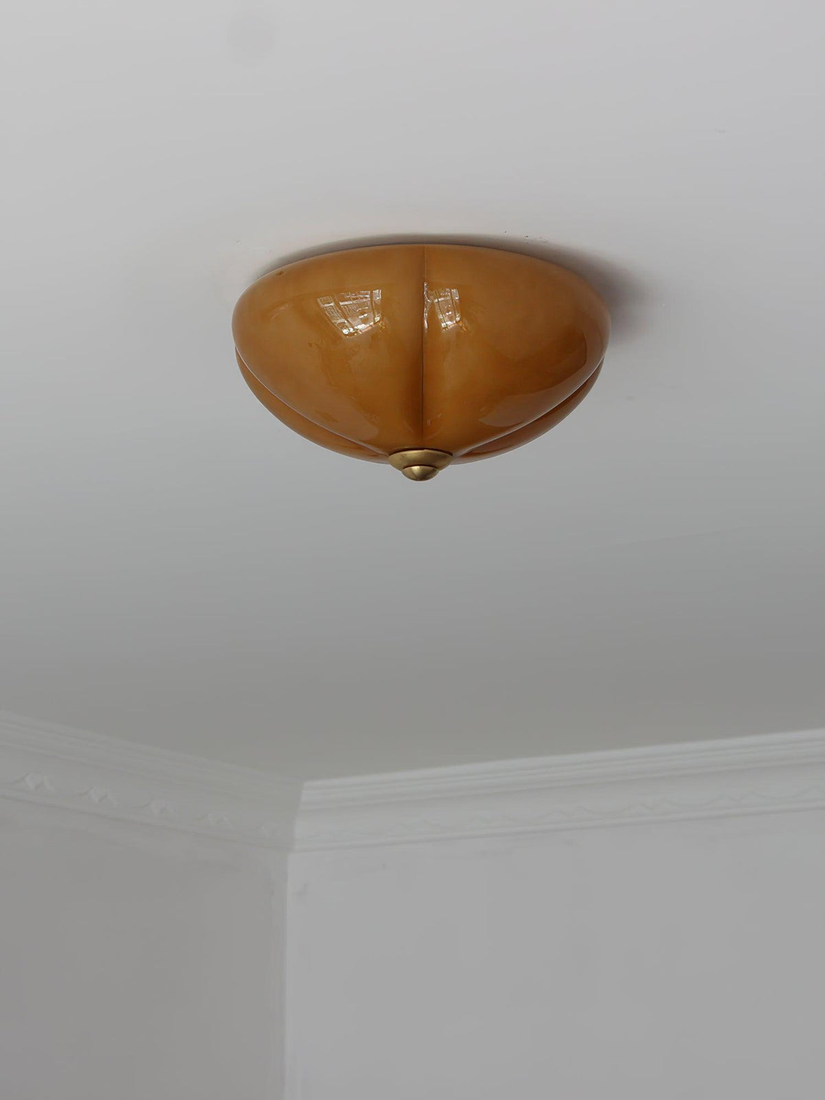 orange-mushroom-ceiling-lamp