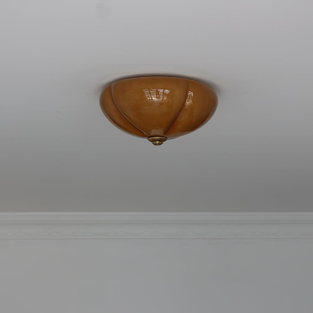 orange-mushroom-ceiling-lamp
