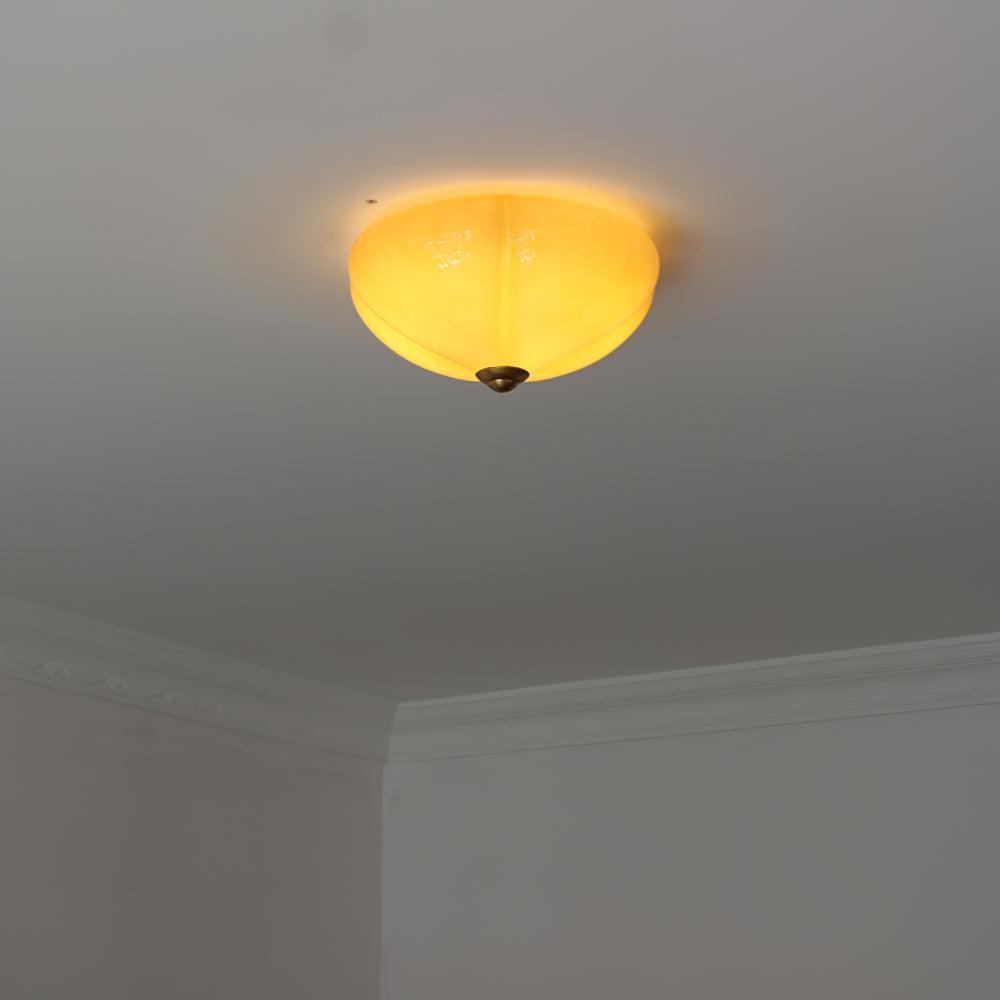 orange-mushroom-ceiling-lamp