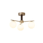 Orb Balance Chandelier – Modern Glass Sphere Pendant Light for Dining Room and Living Room