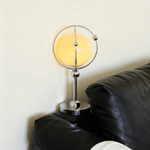 Orb Cage Table Lamp – Modern Metal & Glass Desk Lamp for Bedroom, Living Room