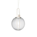 Orb Pendant Light – Modern LED Glass Sphere Lamp for Dining Room and Living Room