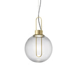 Orb Pendant Light – Modern LED Glass Sphere Lamp for Dining Room and Living Room