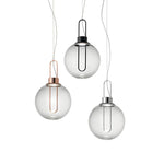 Orb Pendant Light – Modern LED Glass Sphere Lamp for Dining Room and Living Room