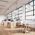 Orb Pendant Light – Modern LED Glass Sphere Lamp for Dining Room and Living Room