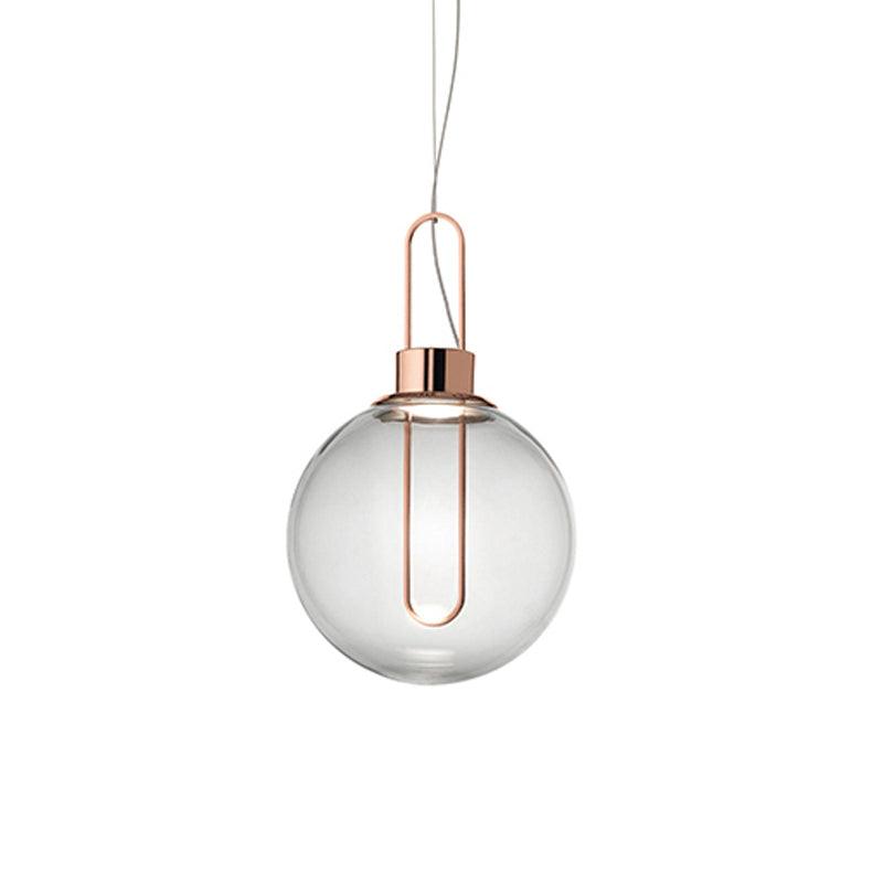 Orb Pendant Light – Modern LED Glass Sphere Lamp for Dining Room and Living Room