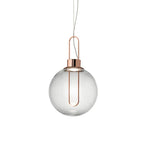 Orb Pendant Light – Modern LED Glass Sphere Lamp for Dining Room and Living Room