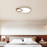 Orba Travertine Ceiling Light – Natural Stone LED Flush Mount