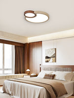 Orba Travertine Ceiling Light – Natural Stone LED Flush Mount