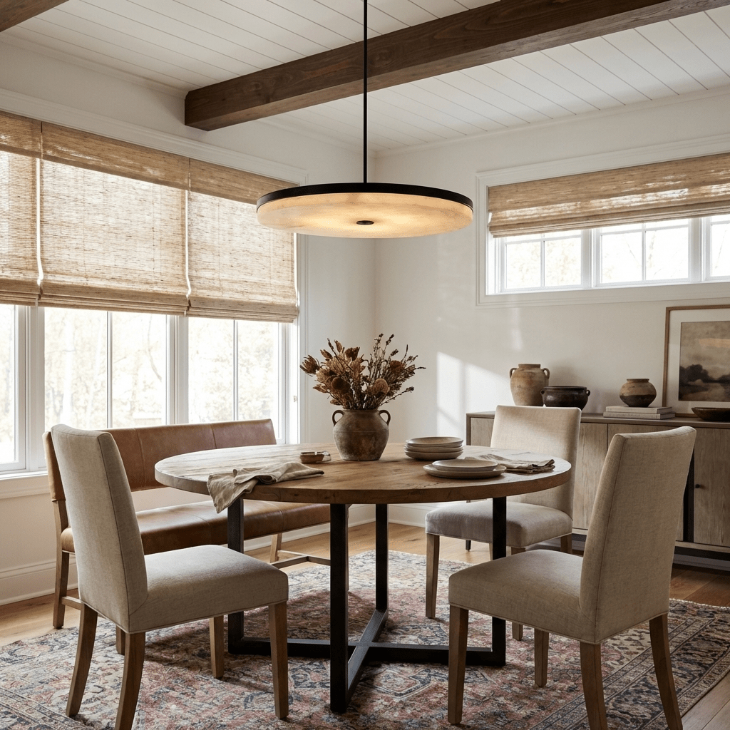 Orbis Alabaster Pendant Light – Modern Natural Stone Ceiling Lamp