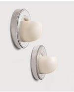 Orbit Pearl Alabaster Wall Sconce – Modern Designer Wall Light