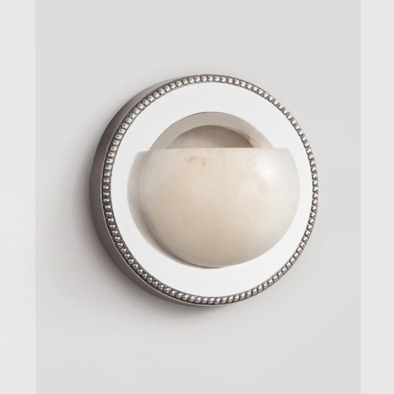 Orbit Pearl Alabaster Wall Sconce – Modern Designer Wall Light