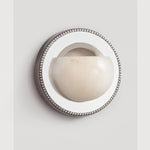 Orbit Pearl Alabaster Wall Sconce – Modern Designer Wall Light