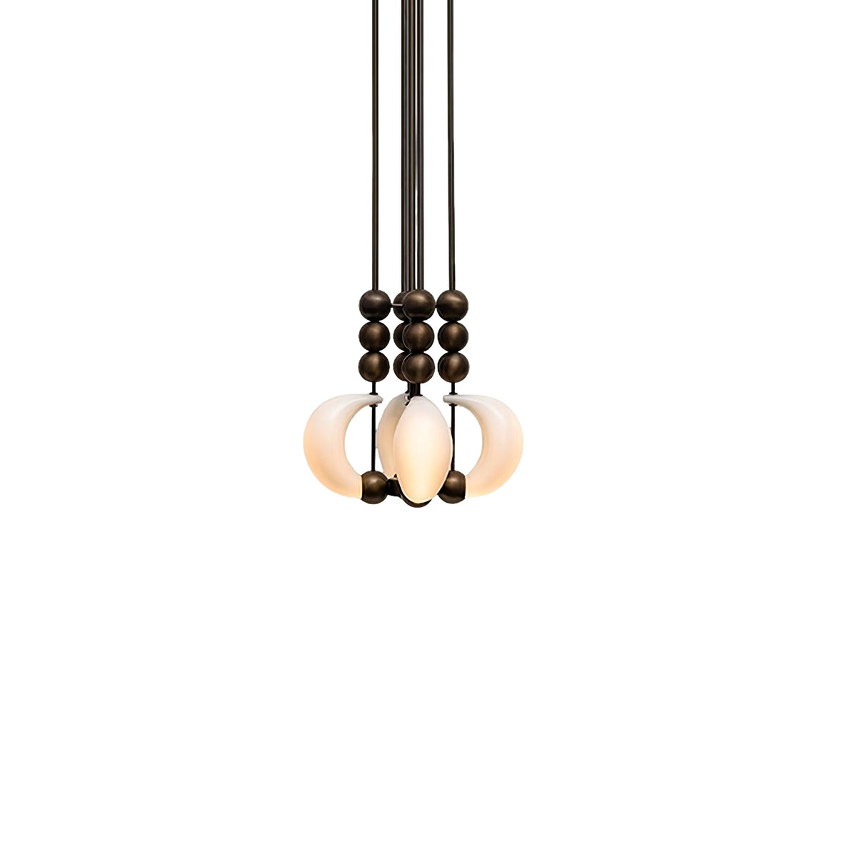 Orbitaler Pendant Light – Modern Glass Chandelier for Dining and Living Spaces