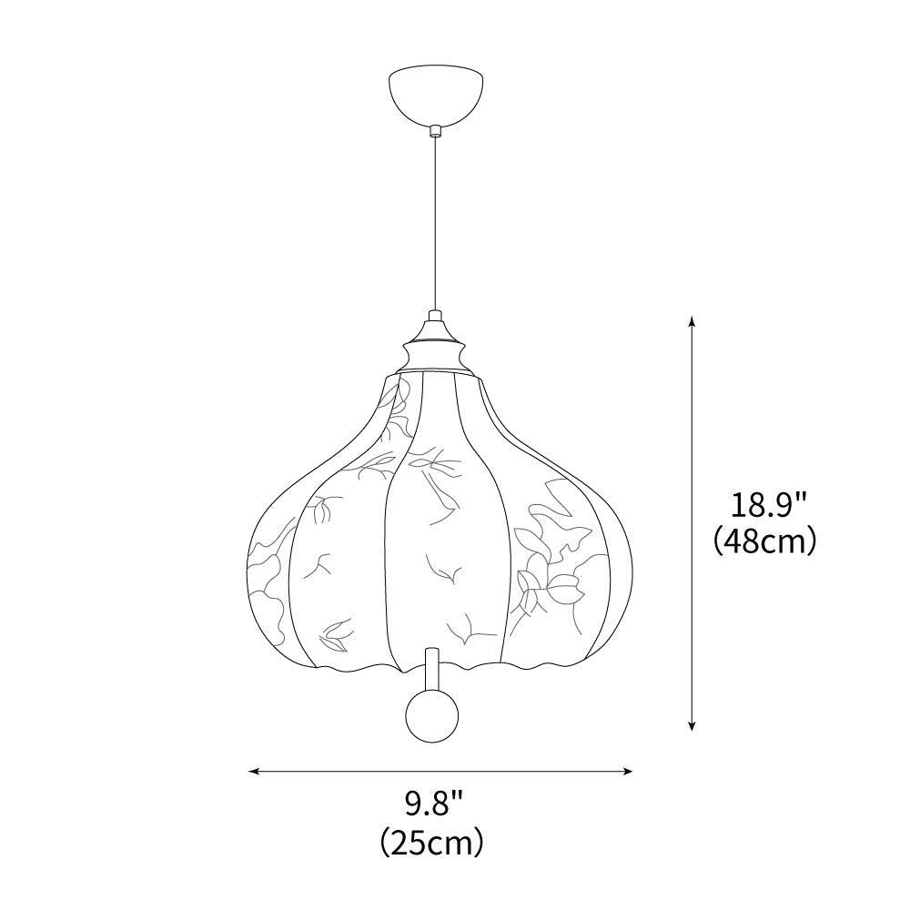 orchid-fabric-pendant-light