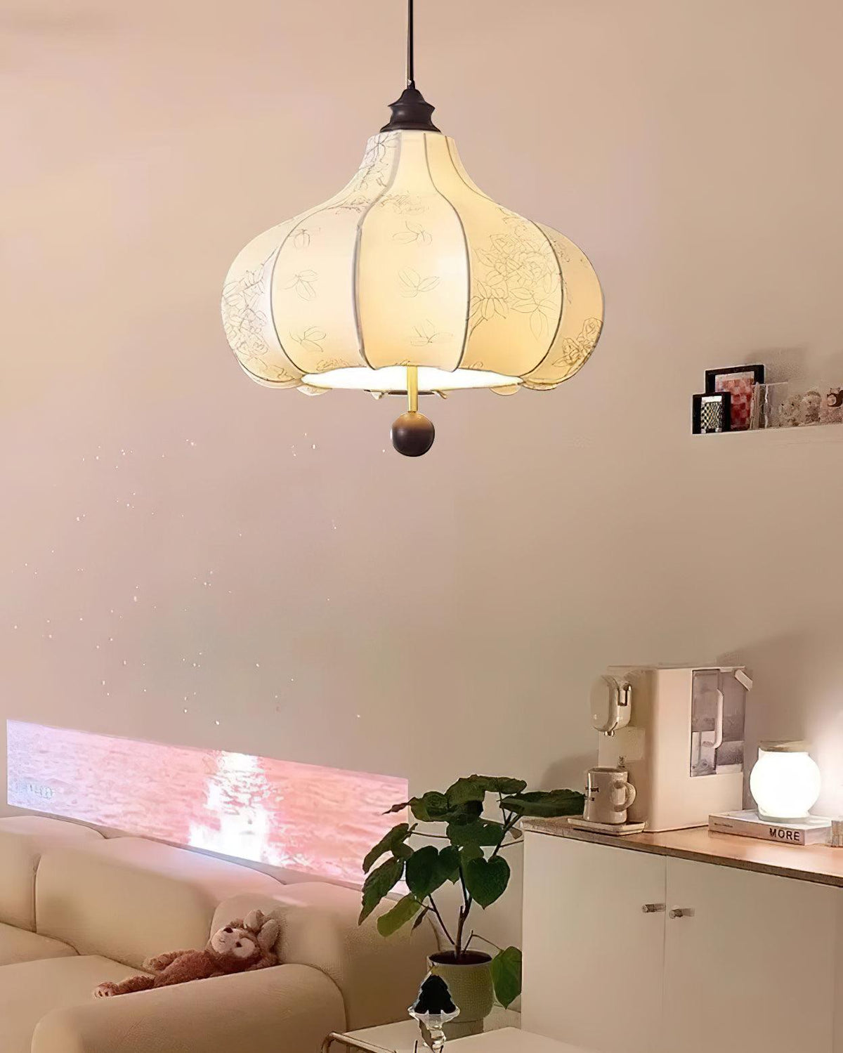 orchid-fabric-pendant-light