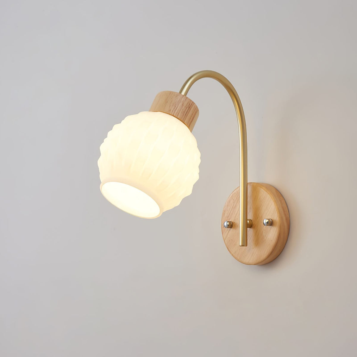 Orchid Wood Wall Lamp