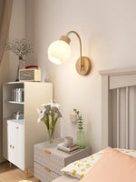 Orchid Wood Wall Lamp