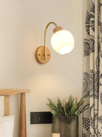 Orchid Wood Wall Lamp