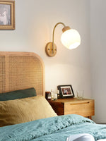 Orchid Wood Wall Lamp