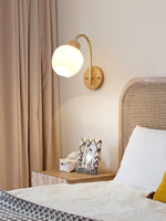 Orchid Wood Wall Lamp