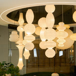 Ori Lantern Swag Pendant Light – Handcrafted Mulberry Paper Hanging Lamp