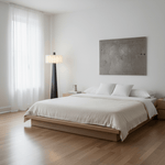 Origami Pleat Alabaster Floor Lamp – Modern Sculptural Lighting