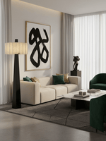 Origami Pleat Alabaster Floor Lamp – Modern Sculptural Lighting