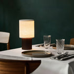 Orlo Ribbed Table Lamp – Modern Minimalist LED Desk Light for Bedroom & Living Room
