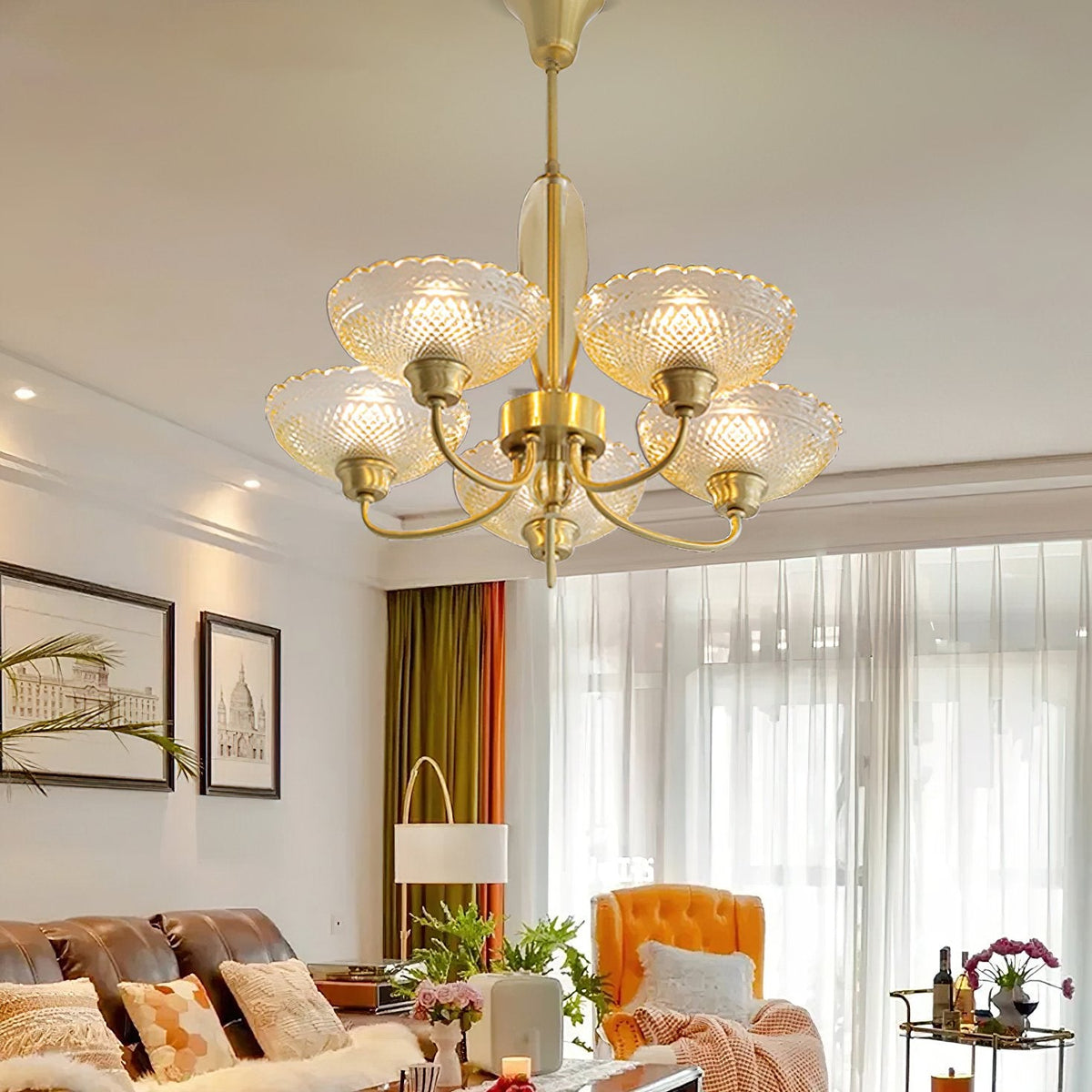 Orrefors Chandelier