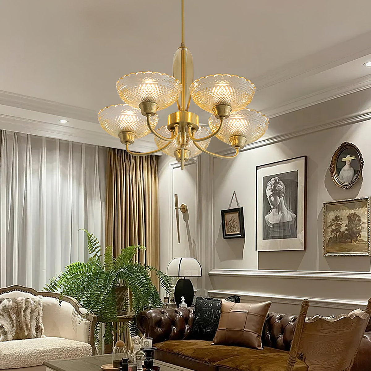 Orrefors Chandelier