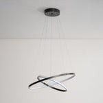 Orrery Rings Chandelier — Modern Brass LED Pendant Light