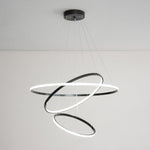 Orrery Rings Chandelier — Modern Brass LED Pendant Light