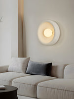 Orrin Halo Wall Sconce — Modern Minimalist LED Wall Light for Bedroom & Living Room