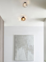 Orrin Molten Glass Wall Sconce | Handcrafted LED Art Glass Lighting