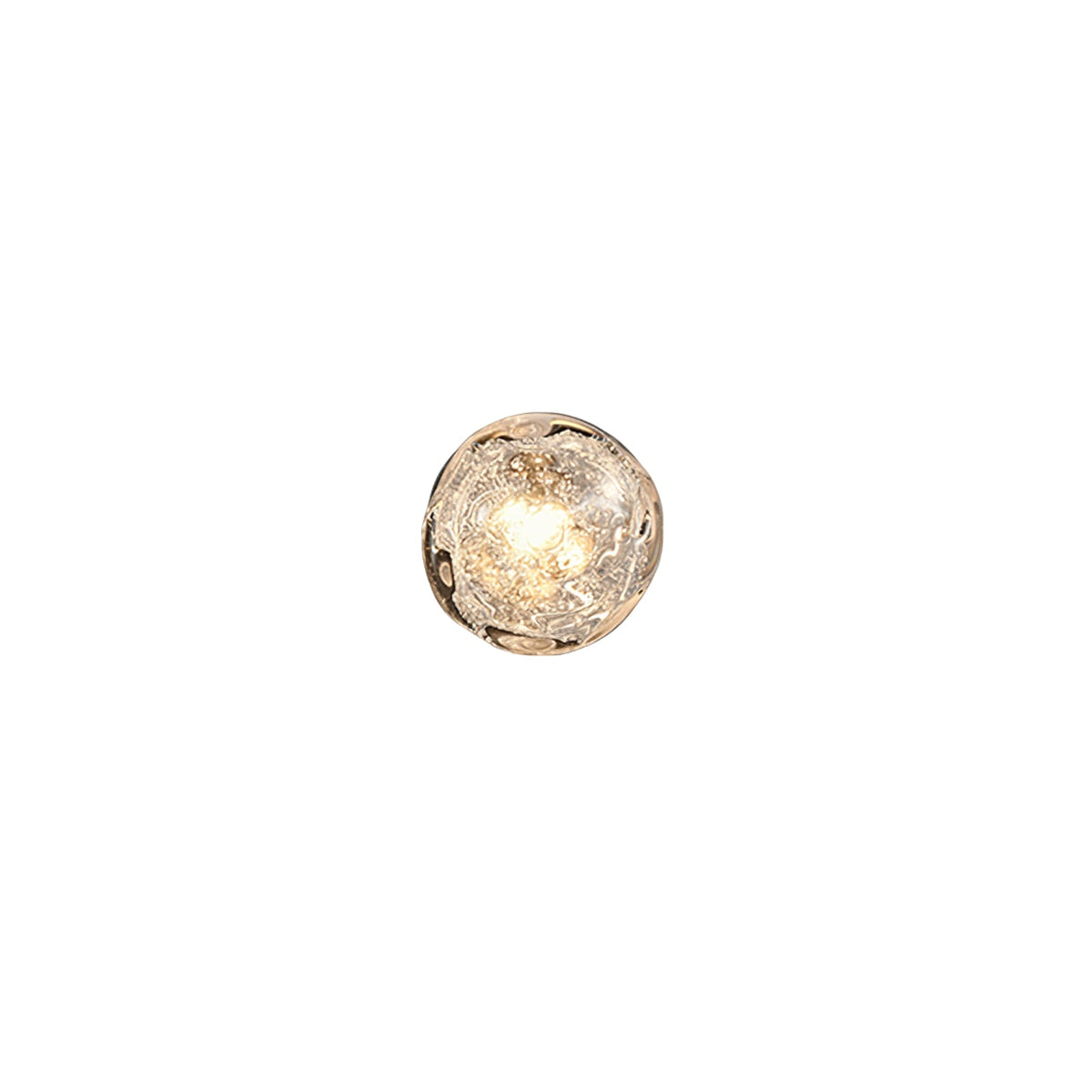 Orrin Molten Glass Wall Sconce | Handcrafted LED Art Glass Lighting