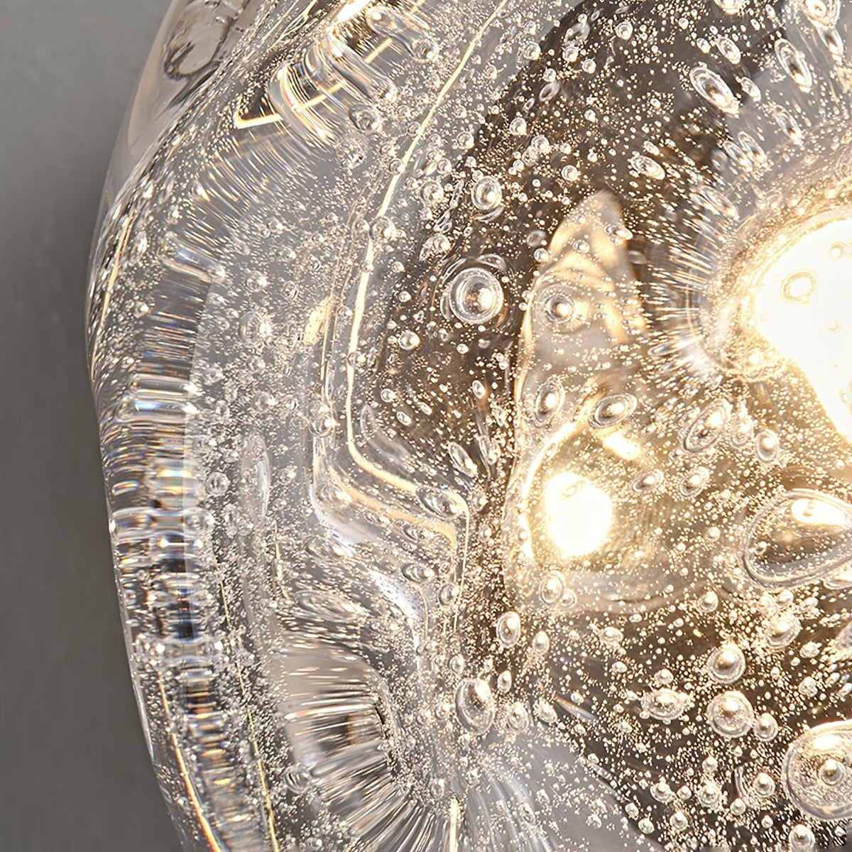 Orrin Molten Glass Wall Sconce | Handcrafted LED Art Glass Lighting
