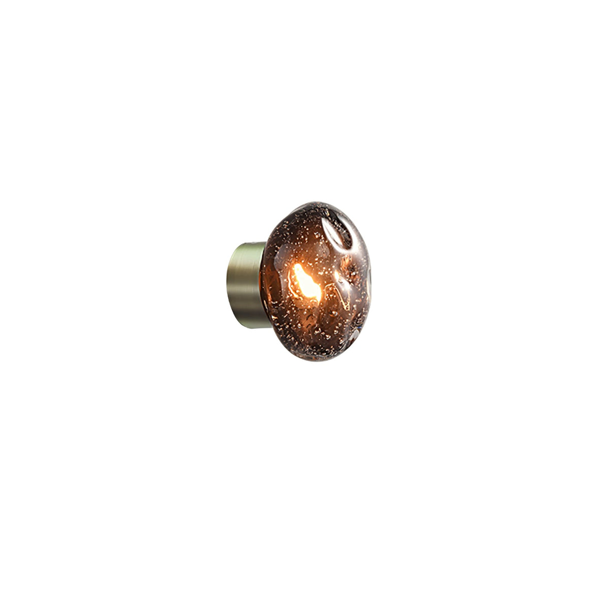 Orrin Molten Glass Wall Sconce | Handcrafted LED Art Glass Lighting