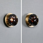 Orrin Molten Glass Wall Sconce | Handcrafted LED Art Glass Lighting