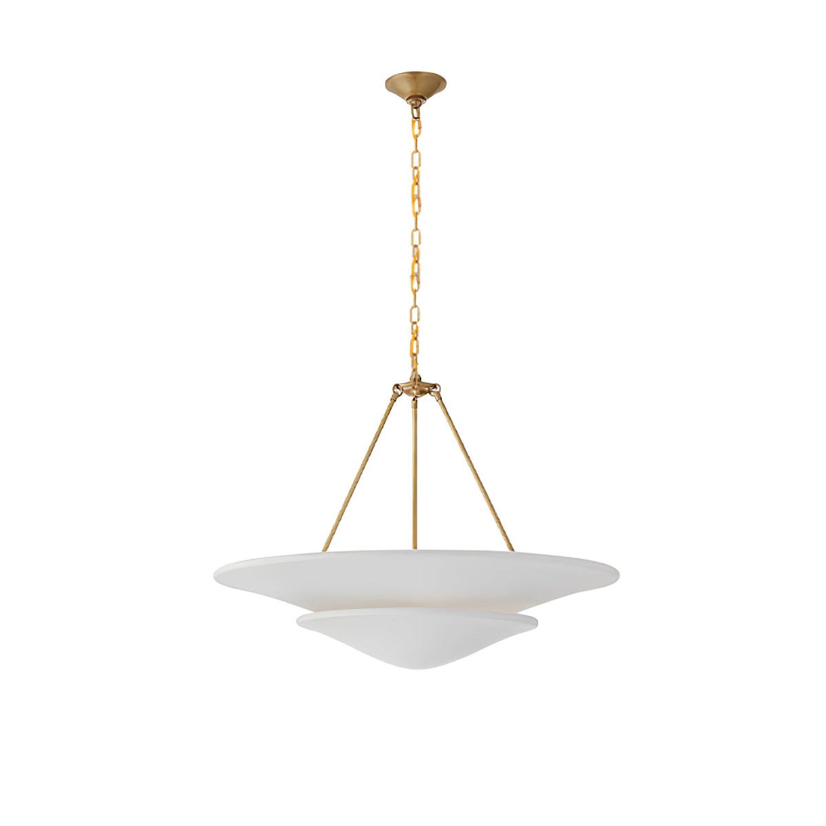 Orvus Cloud Pendant Light — Sculptural Plaster & Metal Ceiling Lamp