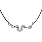 Orvyn Leather Arc Chandelier – Modern Linear LED Pendant Light