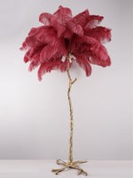 Ostrich Feather Floor Lamp