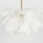 Ostrich Feather Pendant Lamp